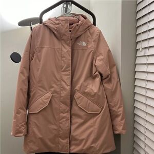 Womens The North Face Gotham Mid Parka 550-Down Winter Jacket Hooded Wore Once